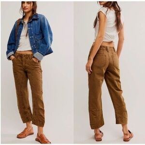 NWT We The Free Cargo Barrel Jeans
